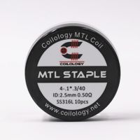Coils Ni80 MTL Staple (10pcs) - Coilology