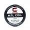 Coils SS316L MTL (10pcs) - Coilology : Ohm:0.9ohm