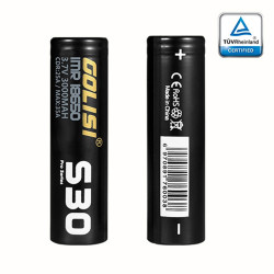 Accu S30 18650 3000mAh 25A (Boite de 2) - Golisi