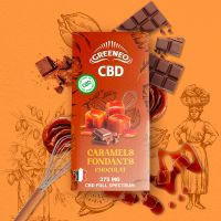 Caramels fondants chocolat 375mg CBD - Greeneo