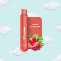 Pod jetable Fraise Explosion 600 puffs 2ml - Flawoor Mate