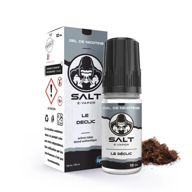 Salt E-Vapor: Le Déclic 10ml - Le French Liquide