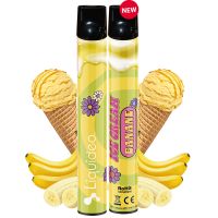 Wpuff Ice Cream Banane 600 puffs (Boite de 10)