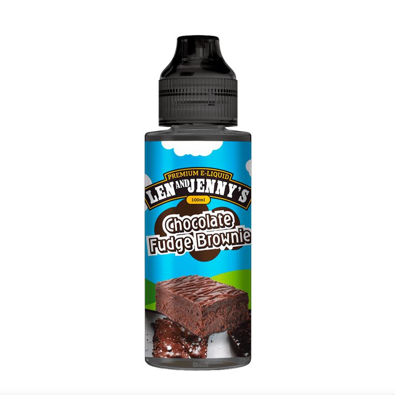 Chocolate Fudge Brownie 100ml - Len & Jenny's