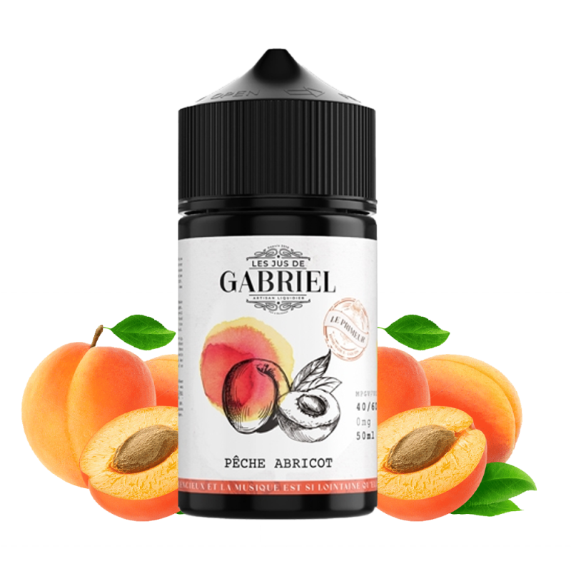 Pêche Abricot 50ml - Jus Gabriel