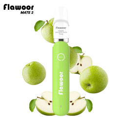 Pod Jetable : Kit Pomme Croustillante 600 puffs 2ml - Flawoor Mate 2 