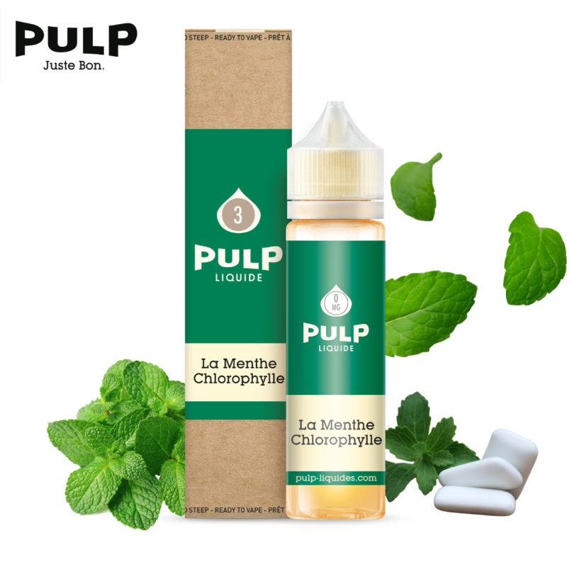 Grossiste Pack La Menthe Chlorophylle 60ml - Pulp - LVP Distribution