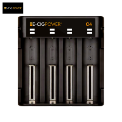 C4 Chargeur de batterie Li-ion avec LED et Micro USB - E-Cig Power