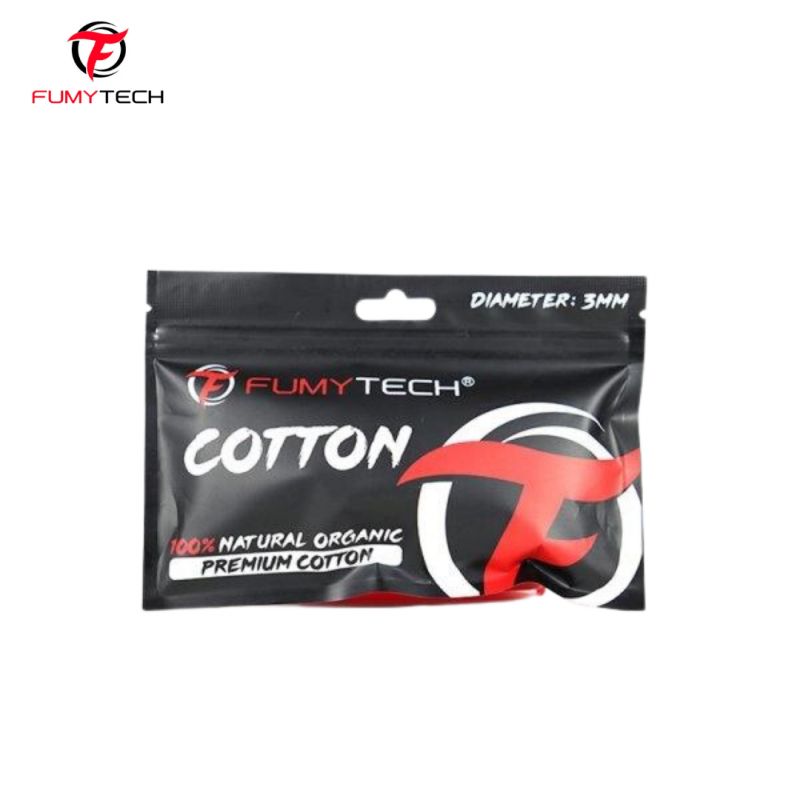 Coton Premium 100% Naturel Organique 3mm - Fumytech