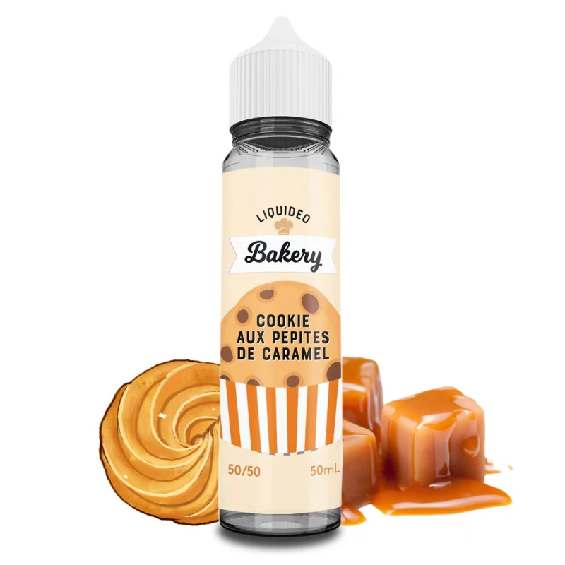 Cookie aux pépites de caramel 50ml - Liquideo
