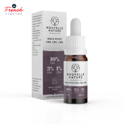 Huile Neutre CBD - CBG - CBN 10ML - Nouvelle Nature by Le French Liquide