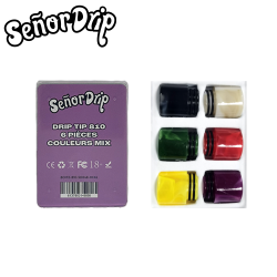 Box Drip Tip 810 aléatoire (6pcs) - Señor Drip Tip