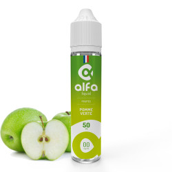 Pomme Verte 50ml - Alfaliquid Fruitées