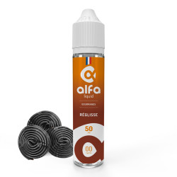 Réglisse 50ml - Alfaliquid Gourmands