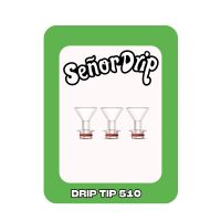 Drip Tip 510 Glass Cup - Señor Drip Tip