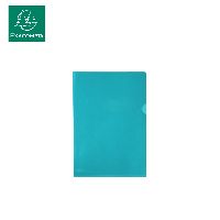 Sachet de 10 pochettes coin PVC couleurs assorties - Exacompta