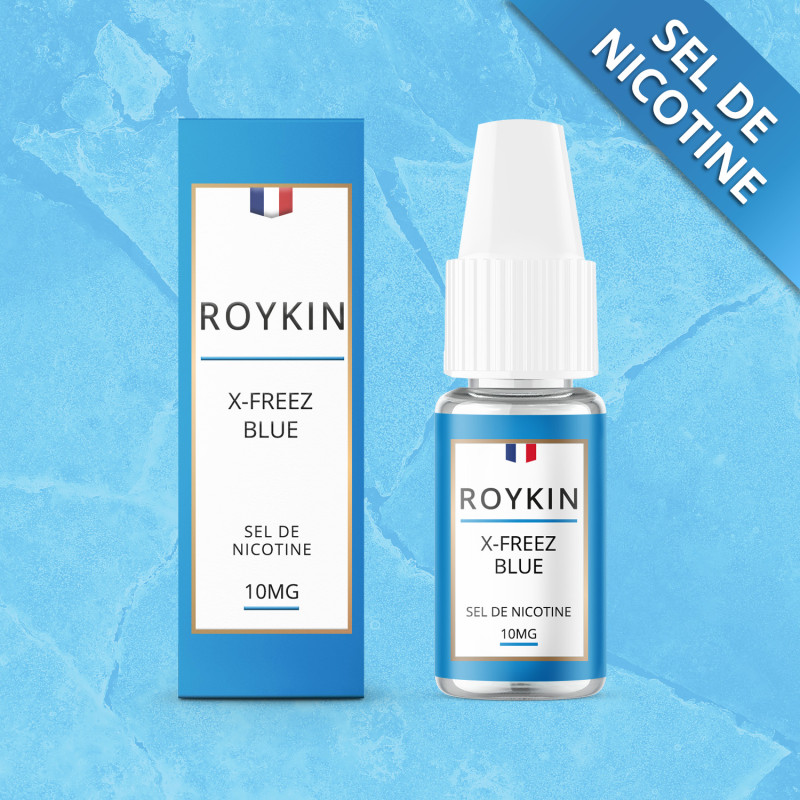 Grossiste X-Freez Blue 10ml Nic Salt - Roykin - LVP Distribution