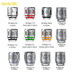 Résistances TFV8 Baby / TFV12 Baby Prince (5pcs) - Smok