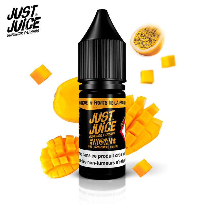 Mangue & Fruit de la passion 10ml Nic Salt - Just Juice
