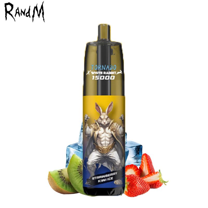 Strawberry Kiwi Ice 15000 Puffs - Tornado by RandM