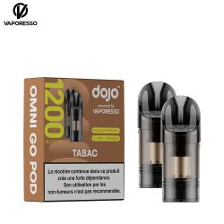 Cartouches Classic (2pcs) 600 puffs Omni Go - Dojo by Vaporesso