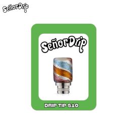 Drip Tip 510 Doodle Glass - Señor Drip Tip