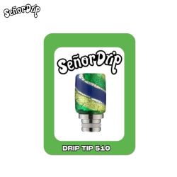 Drip Tip 510 Doodle Glass - Señor Drip Tip