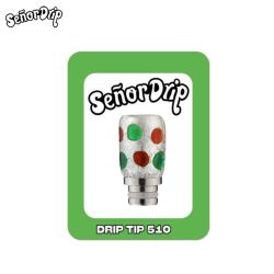 Drip Tip 510 Doodle Glass - Señor Drip Tip