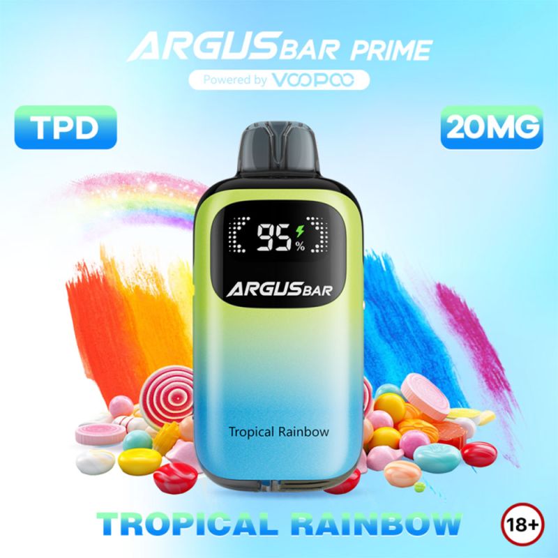 Tropical Rainbow 12000 puffs - Argus Bar Prime by Voopoo