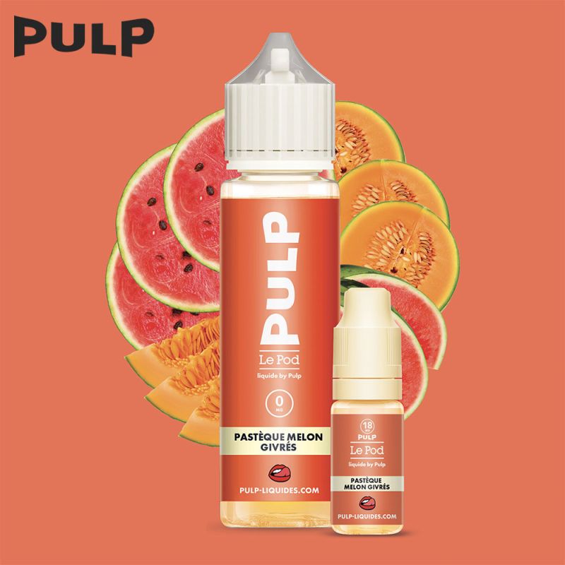 Pastque Melon Givrs 60ml Pulp - grossiste pack e-liquide nicotine