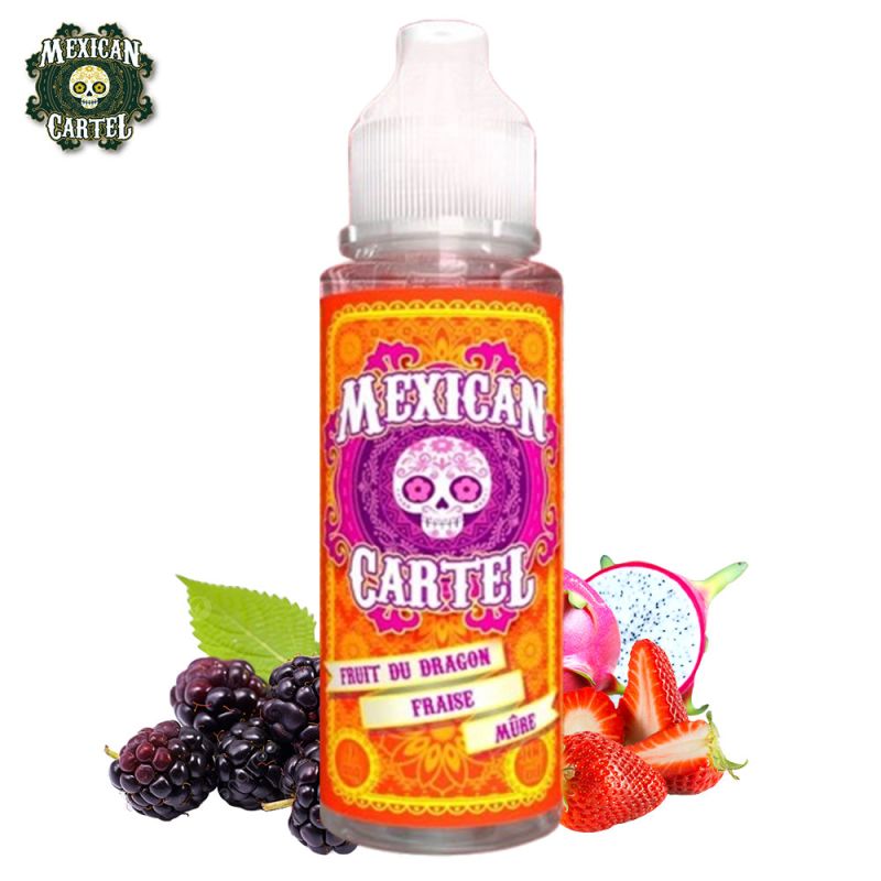 Fruit du Dragon Fraise Mure 100ml - Mexican Cartel
