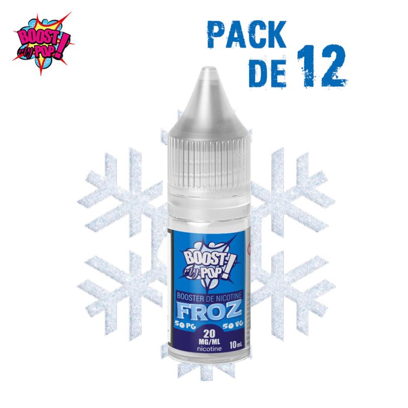 Booster Froz 10ml (boite de 12) - Boost my Pop