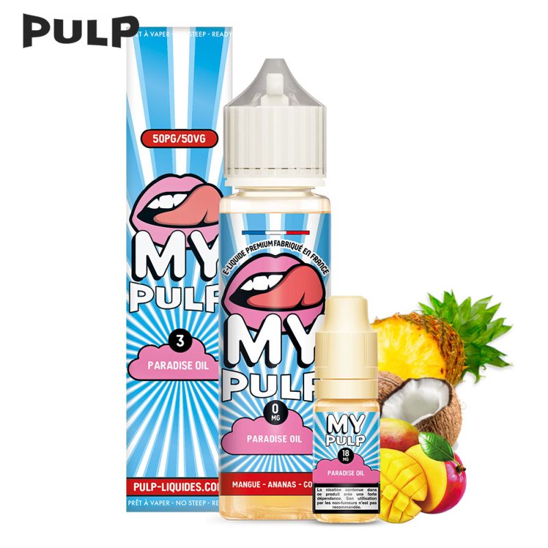 Pack Paradise Oil 60ml - My Pulp by Pulp