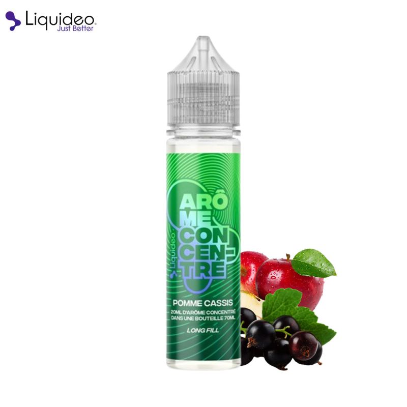 Concentré Pomme Cassis 20ml - Liquideo Longfill