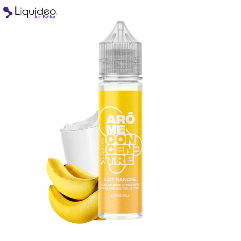 Concentré Lait Banane 20ml - Liquideo Longfill