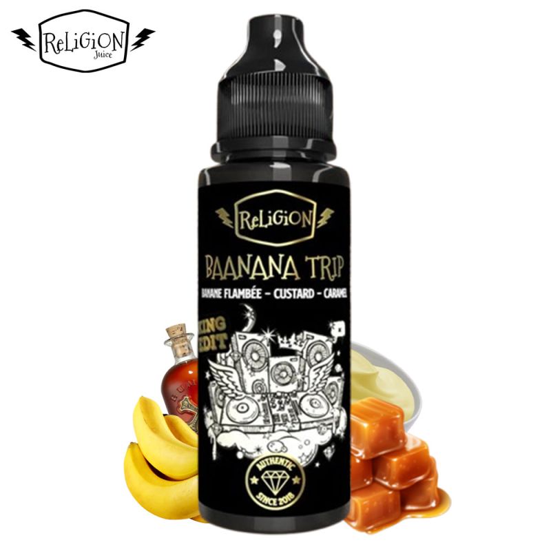 Baanana Trip King Edition 100ml - Religion Juice