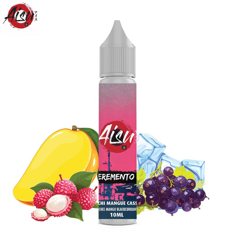 Litchi Mangue Cassis 10ml Nic Salt - Eremento by Aisu