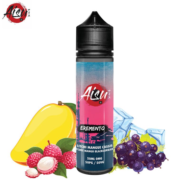 Litchi Mangue Cassis 50ml - Eremento by Aisu