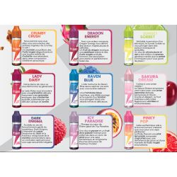 Carte des saveurs TJuice - New Collection
