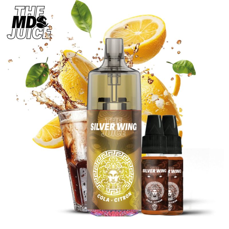 Kit Tornado Silver Wing 20 000 Puffs 2X10ml - The MDS Juice