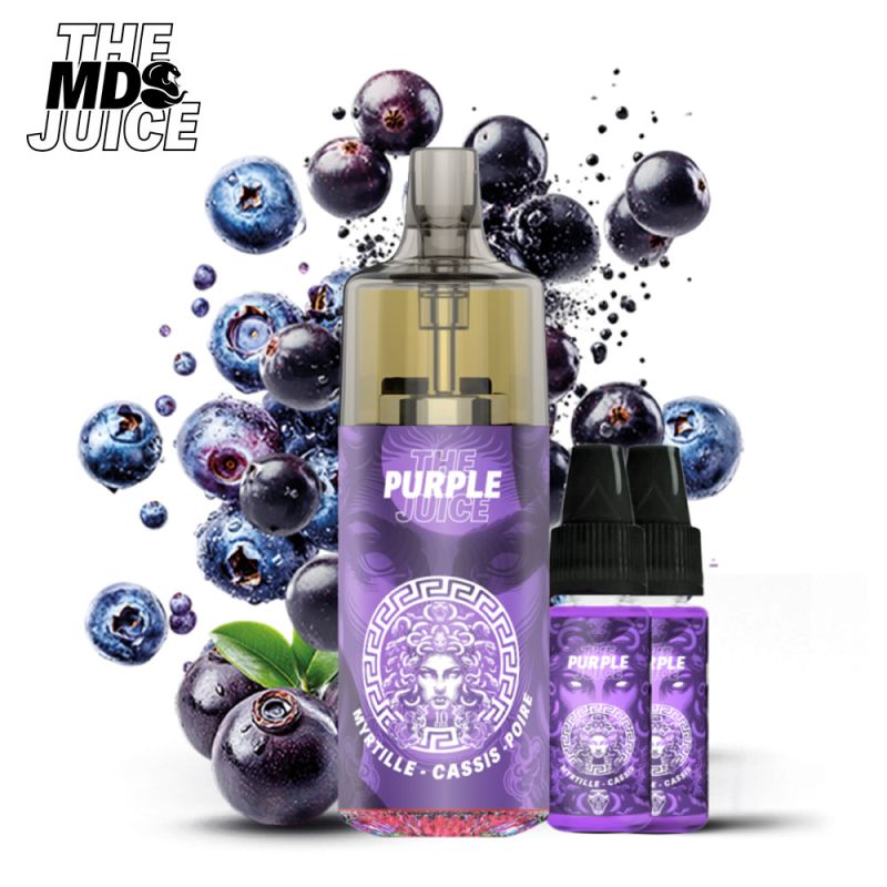 Kit Tornado Purple 20 000 Puffs 2X10ml - The MDS Juice