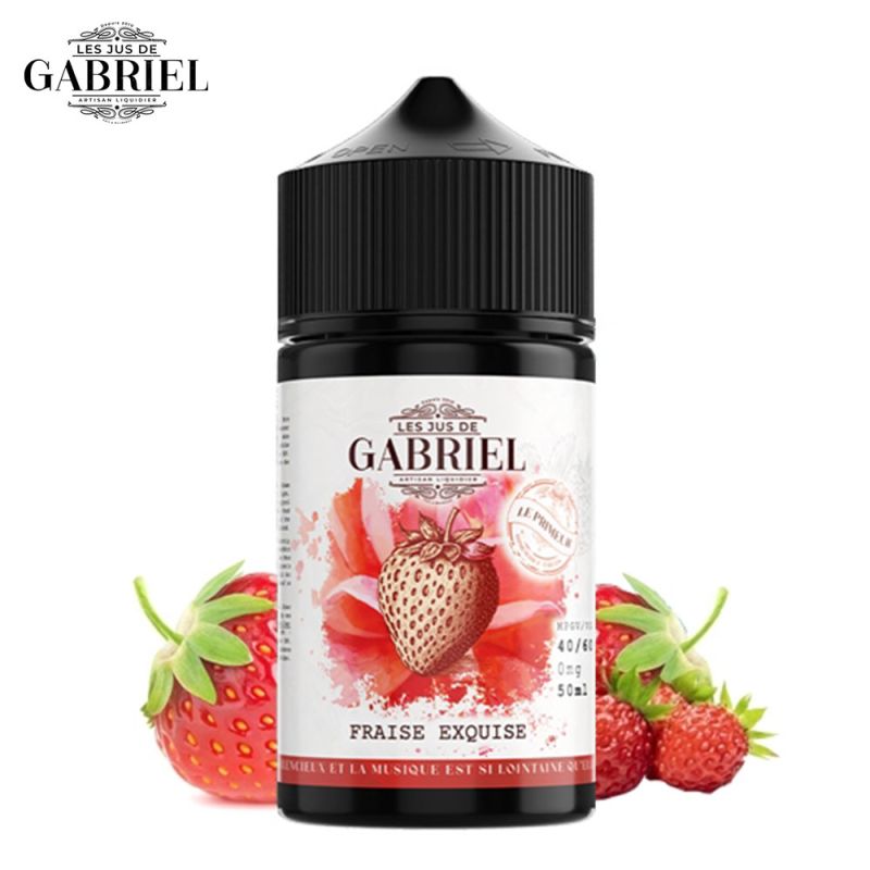 Fraise Exquise 50ml - Jus Gabriel