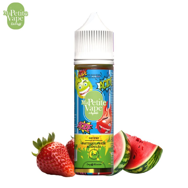 Pastèque Fraise Acidulée 50ml - Ma Petite Vape
