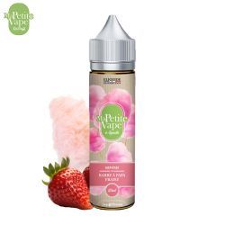 Barbe à Papa Fraise 50ml - Ma Petite Vape