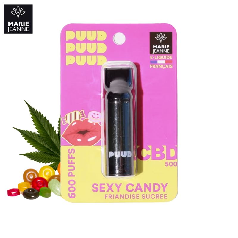 Cartouche Sexy Candy 600 puffs - Puud by Marie Jeanne