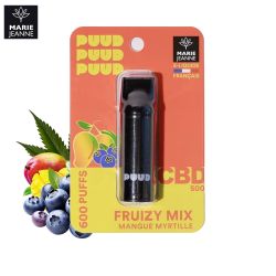 Cartouche Fruizy Mix 600 puffs - Puud by Marie Jeanne