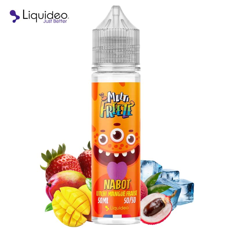 Nabot Litchie Mangue Fraise 50ml - Multifreeze by Liquideo