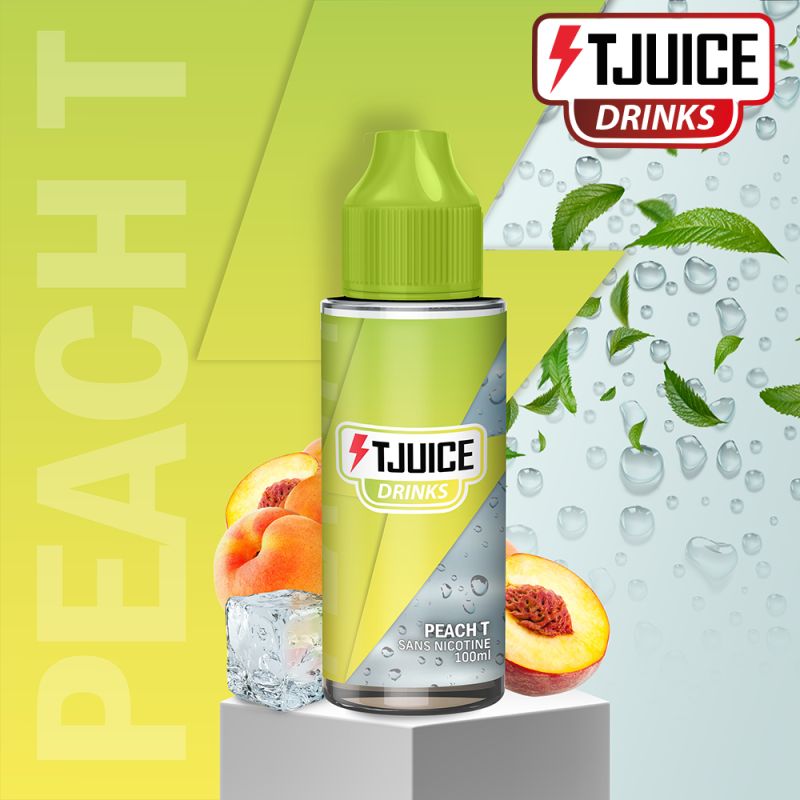 Peach T 100ml - TJuice Drinks