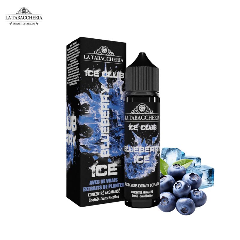 Concentré Blueberry 40ml - Ice Club by La Tabaccheria