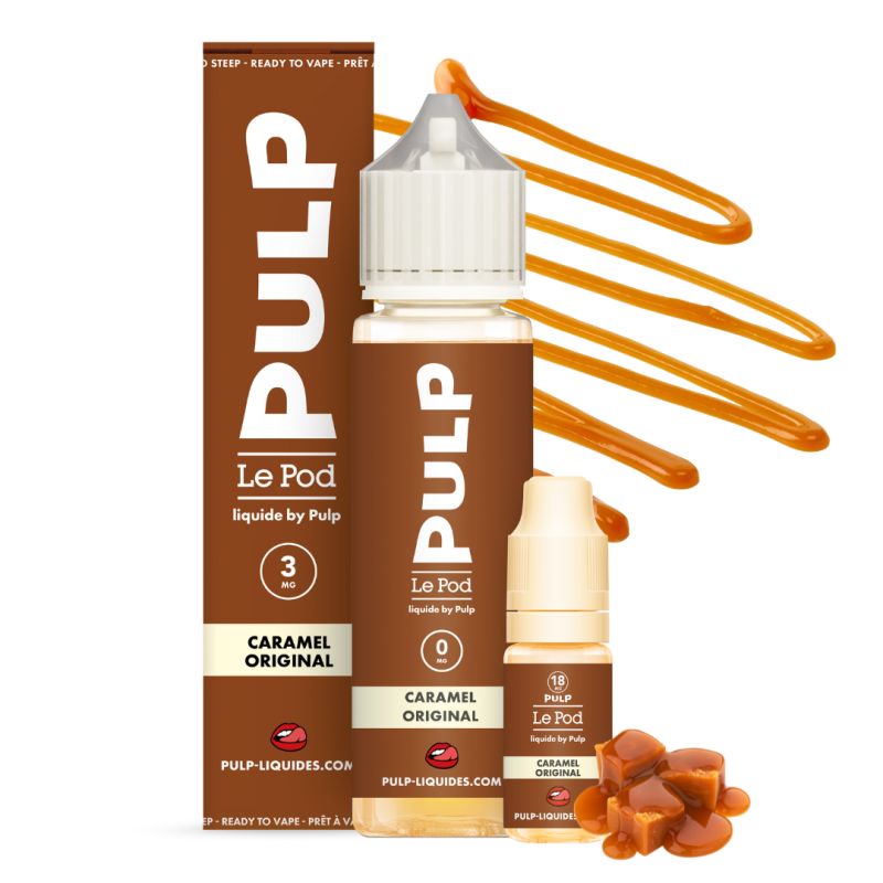 Pack Caramel Original 60ml - Le Pod Liquide by Pulp